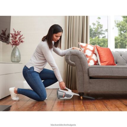 почистване бг BLACK+DECKER dustbuster ръчна вакуумна безжична прахосмукачка advancedclean white V8R6ZD33
